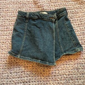 SO Blue Skorts with Wrap-Front Design